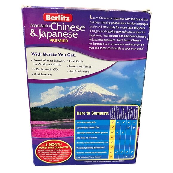 Berlitz Mandarin CHINESE & JAPANESE Premier Language Course – BRAND NEW – - Picture 2 of 7